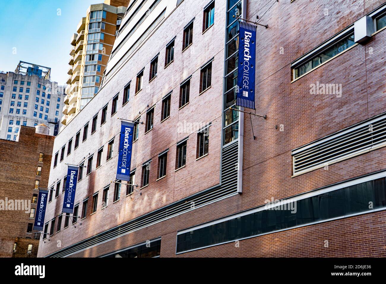Newman Vertical Campus, Baruch College, Exterior, New York City, New York, USA Stock Photo