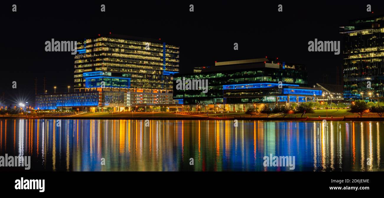 Beautiful Tempe Town Lake in Tempe, Arizona Stock Photo Alamy