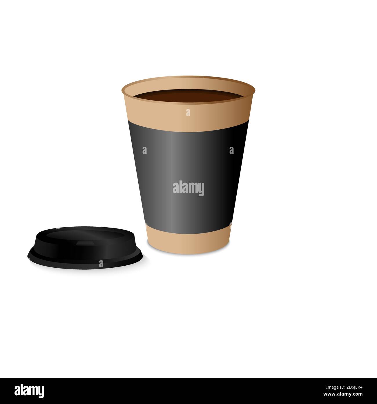 Brown Paper Coffee Cup