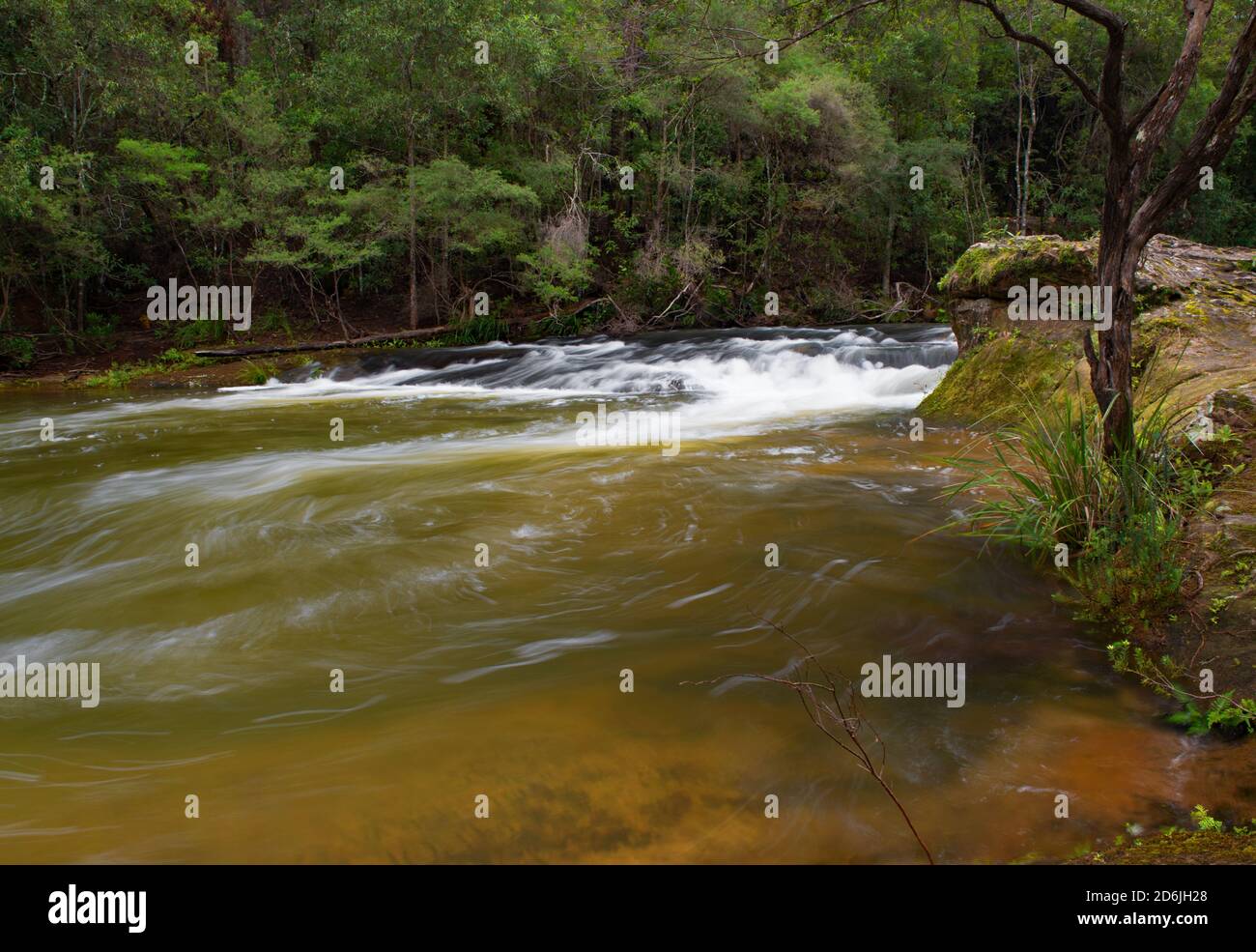 Rapids on the Kangaroo River at Belmore Falls, NSW, Australia Stock Photo
