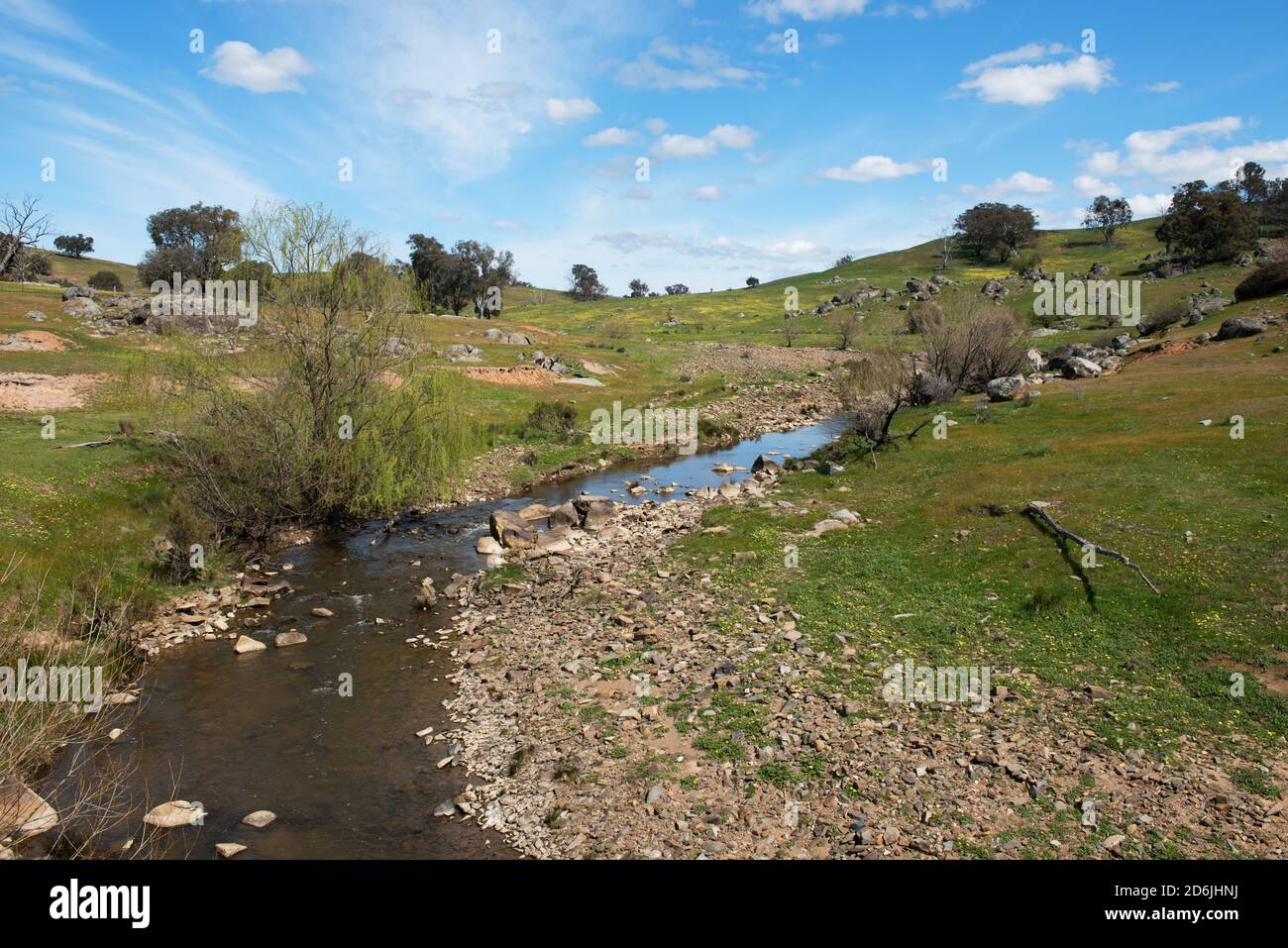 Grassy Creek near Rugby, NSW, Australia Stock Photo