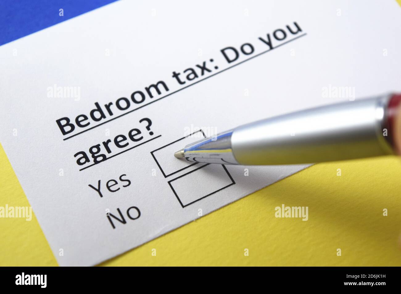 Bedroom_tax High Resolution Stock Photography and Images - Alamy