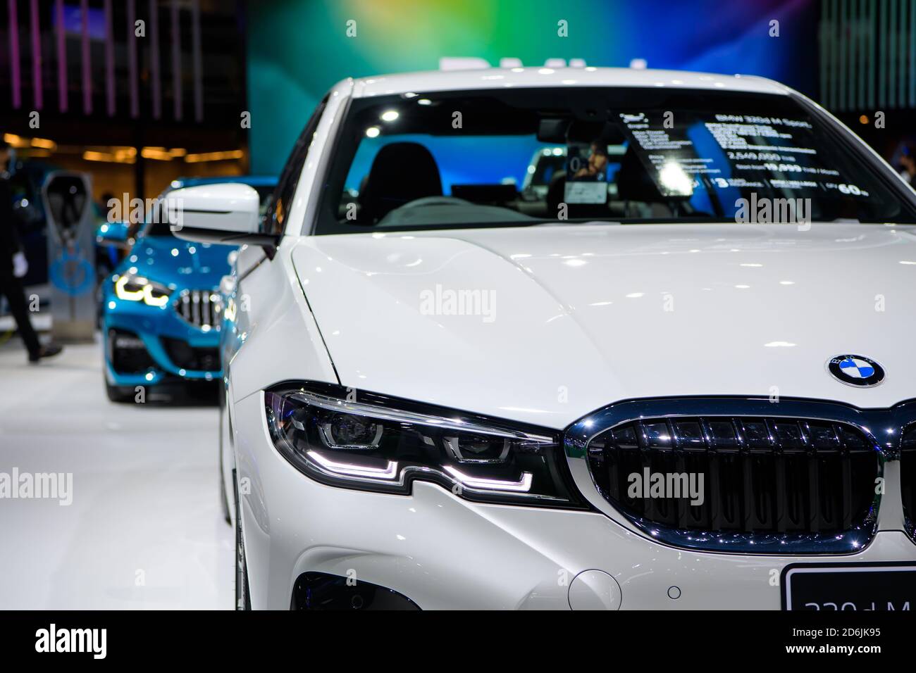 BMW 320d M Sport car on display at THE 41st BANGKOK INTERNATIONAL MOTOR  SHOW 2020 on July 14, 2020 in Nonthaburi, Thailand Stock Photo - Alamy