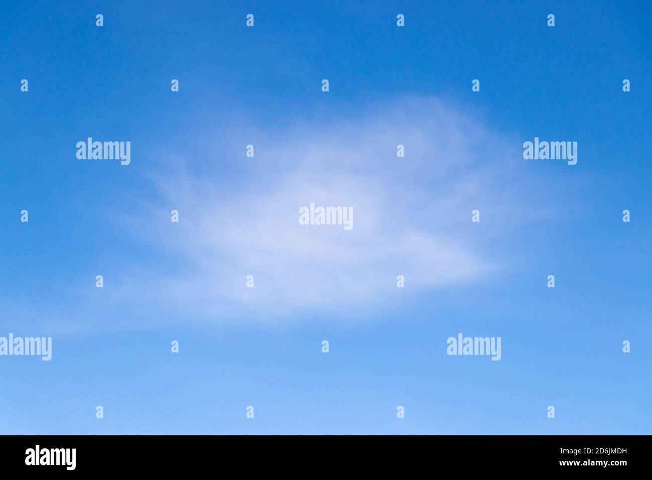 Clear blue sky with white cloud background Stock Photo - Alamy