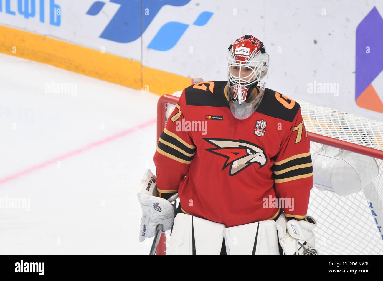 Moscow, Moscow, Russia. 17th Oct, 2020. KLIM KOSTIN (37) of Avangard Omsk  during Russian Kontinental Hockey League (KHL) action at Balashikha Ice  Palace Credit: Daniel Kutepov/ZUMA Wire/Alamy Live News Stock Photo 