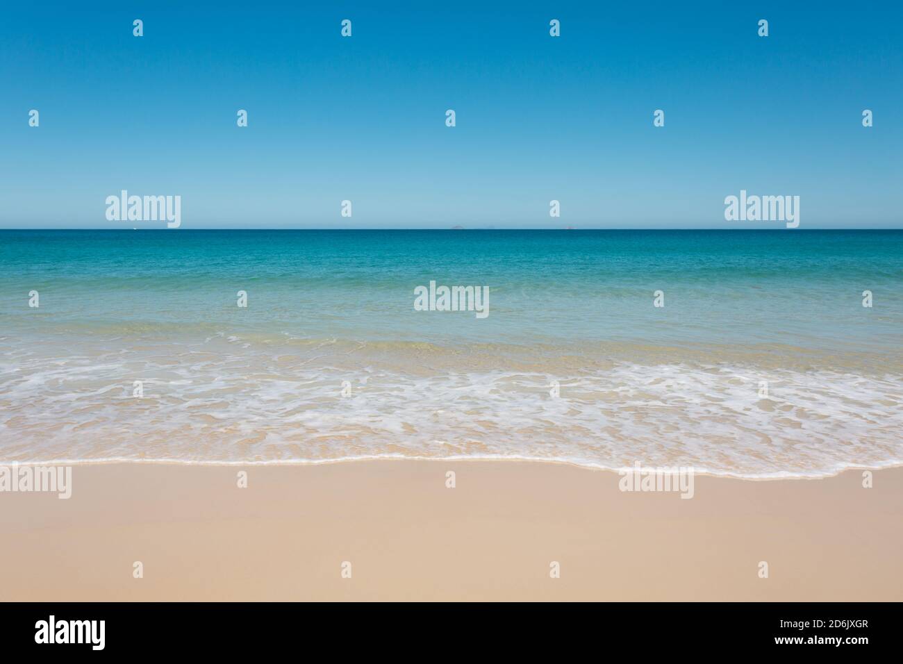 Clear sky at beach in Australia Stock Photo