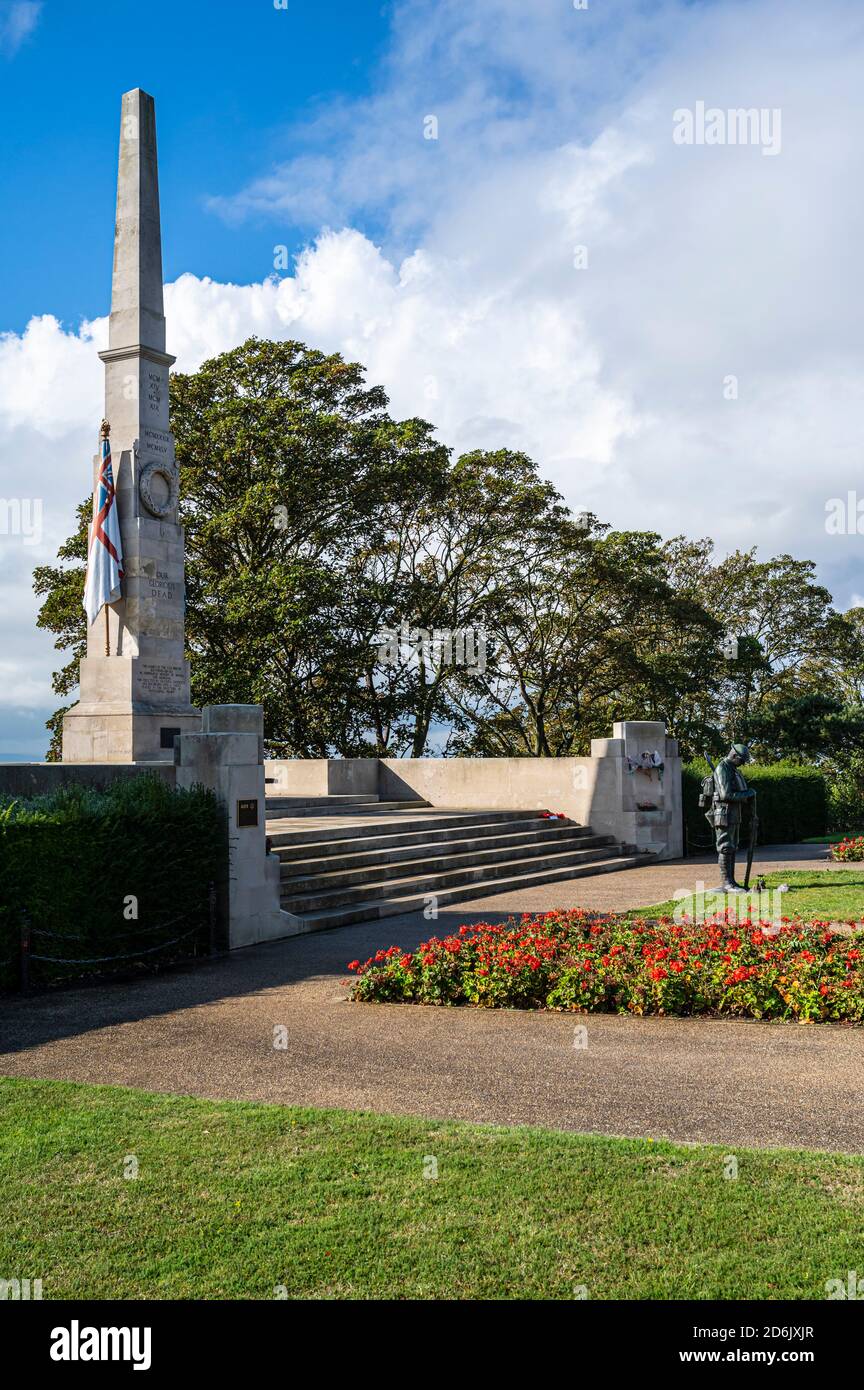 War memorial Southend on Sea, designed by Edwin Lutyens. Stock Photo