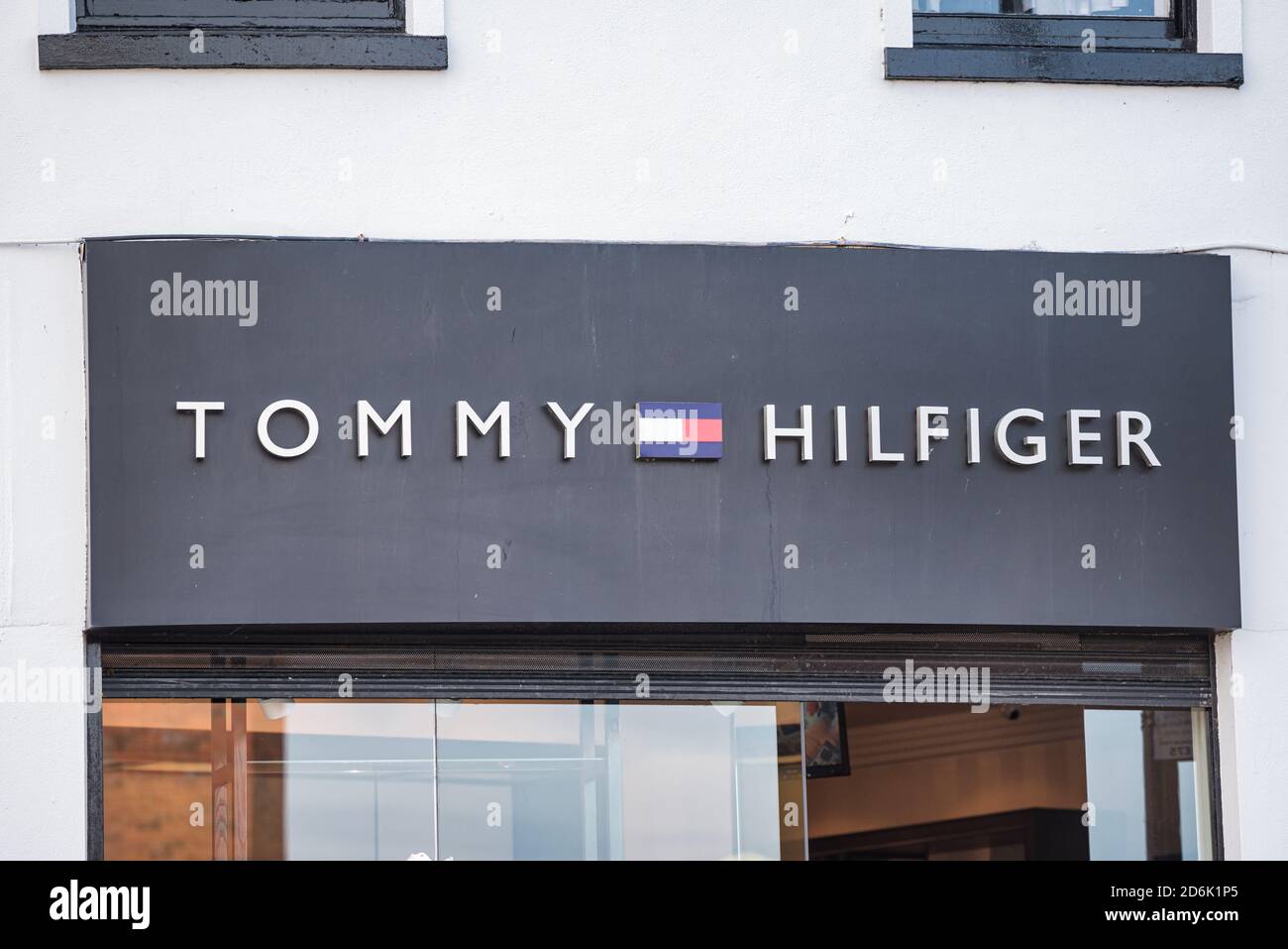 Derry, Northern Ireland- Sept 2020: The for Hilfiger in Derry Stock Photo -