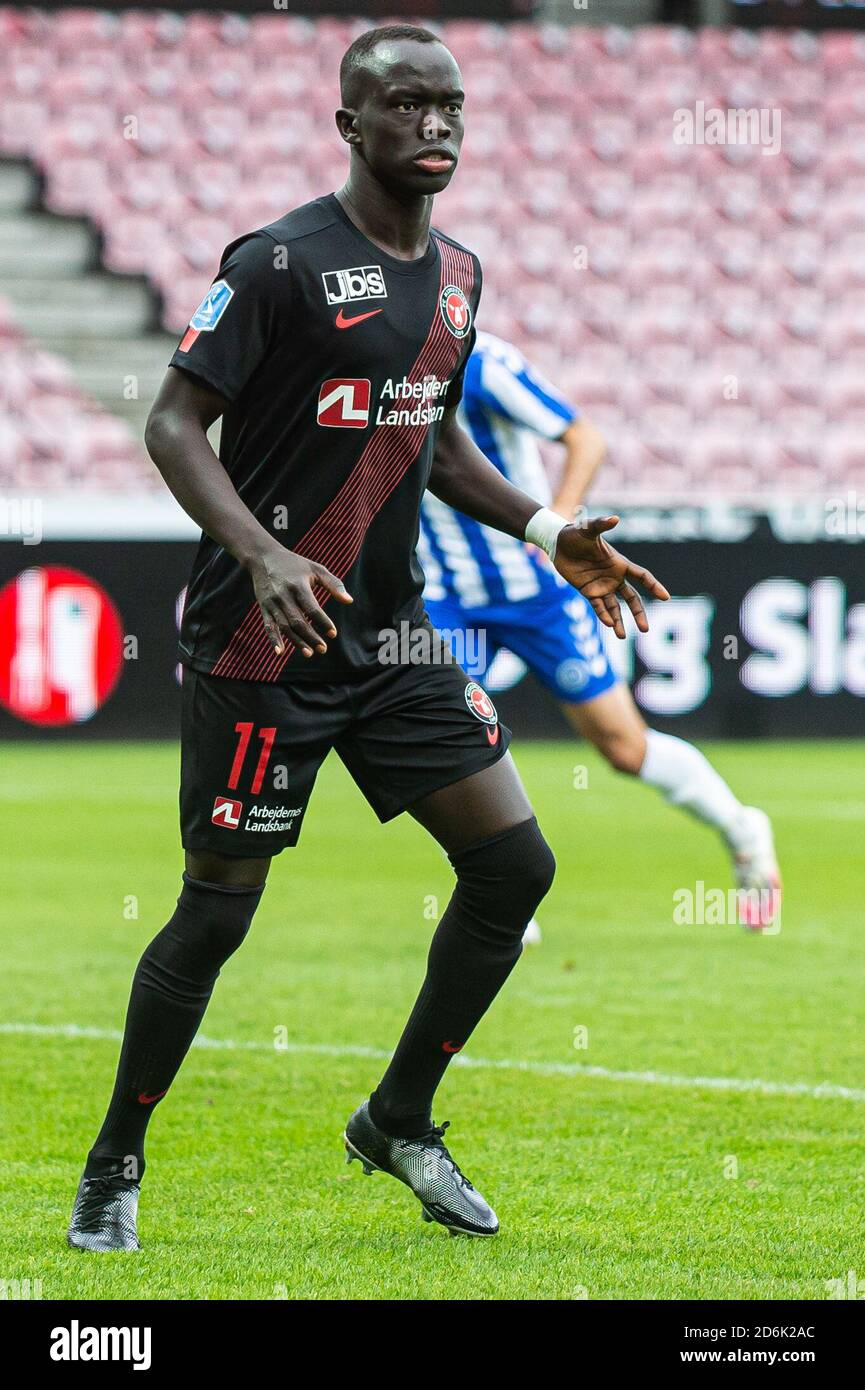 Herning Denmark 17th Oct 2020 Awer Mabil 11 Of Fc Midtjylland Seen During The 3f Superliga Match Between Fc Midtjylland And Odense Boldklub At Mch Arena In Herning Photo Credit Gonzales Photo Alamy