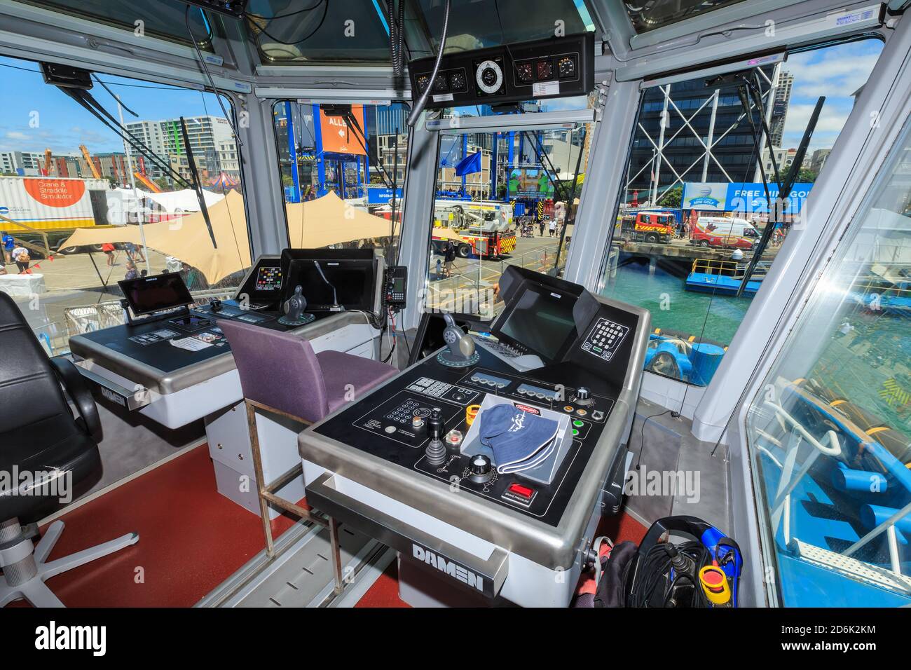 Tugboat controls hi-res stock photography and images - Alamy