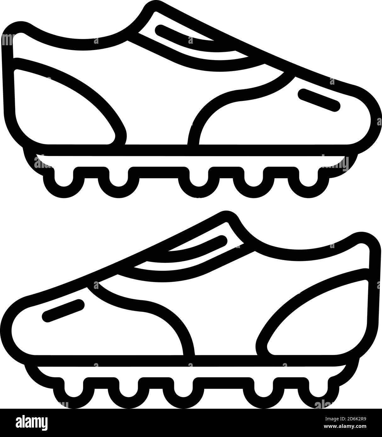 Goal football boots icon, outline style Stock Vector Image & Art - Alamy