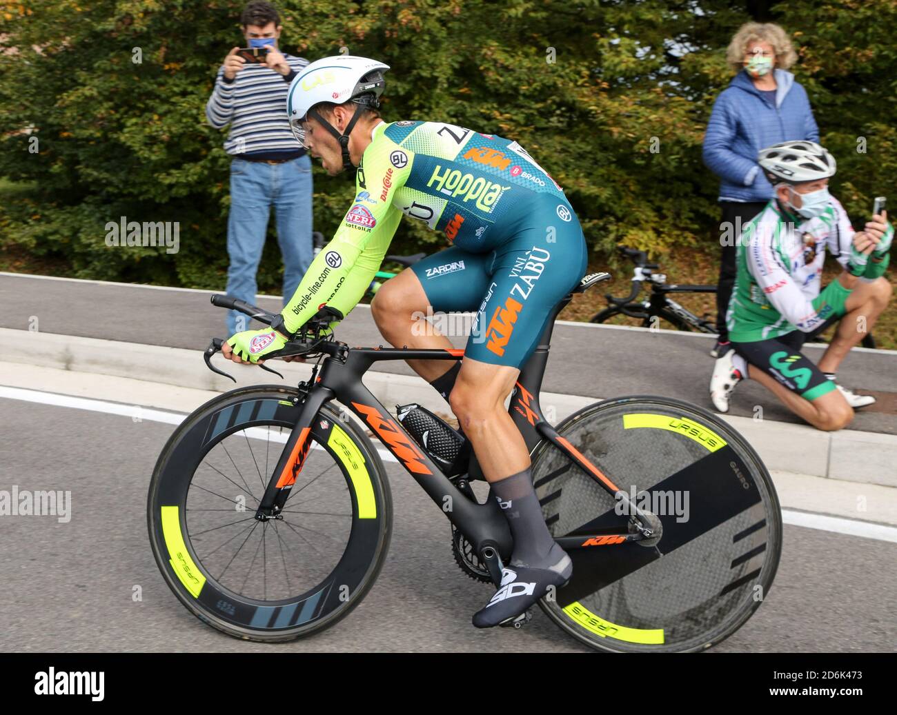 doardo Zardini (VINI ZABU’ KTM) during Conegliano - Valdobbiadene, Cycling Tour of Italy, valdobbiadene, Italy, 17 Oct 2020 Credit: LM/Luca Tedeschi Stock Photo