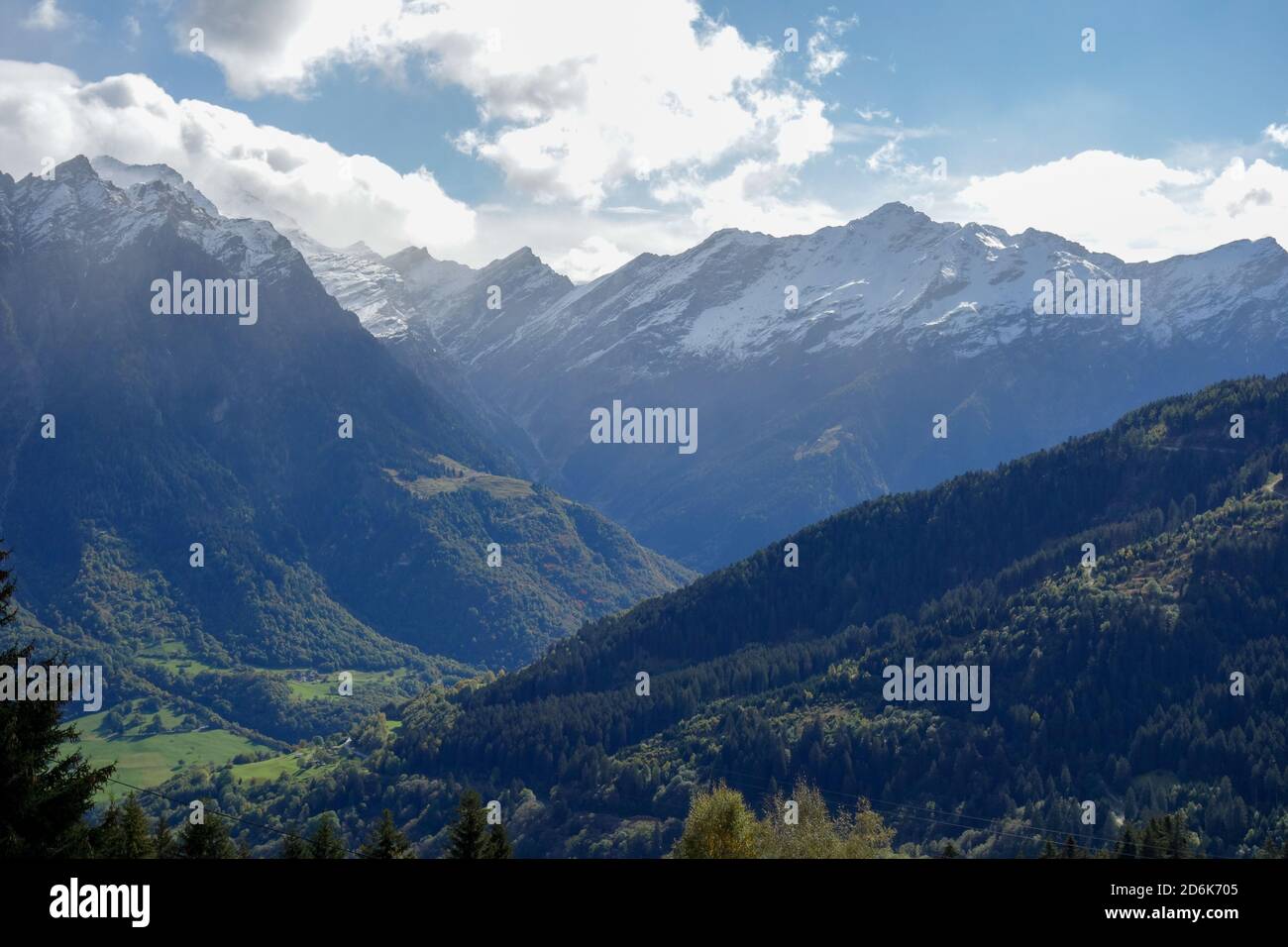 Autumn time in the swiss alps Stock Photo - Alamy