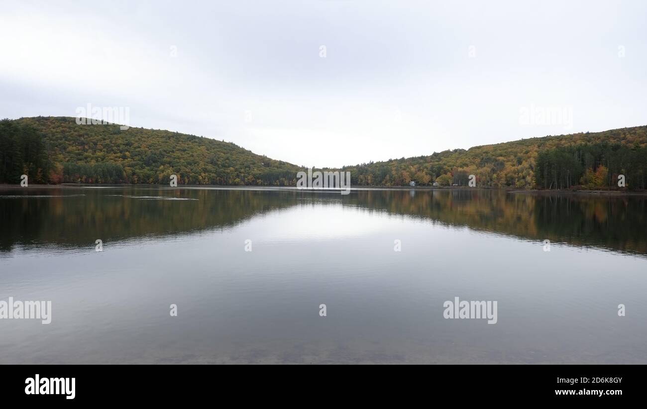 Cooper Lake, the largest natural lake in the Catskill Mountains, is the