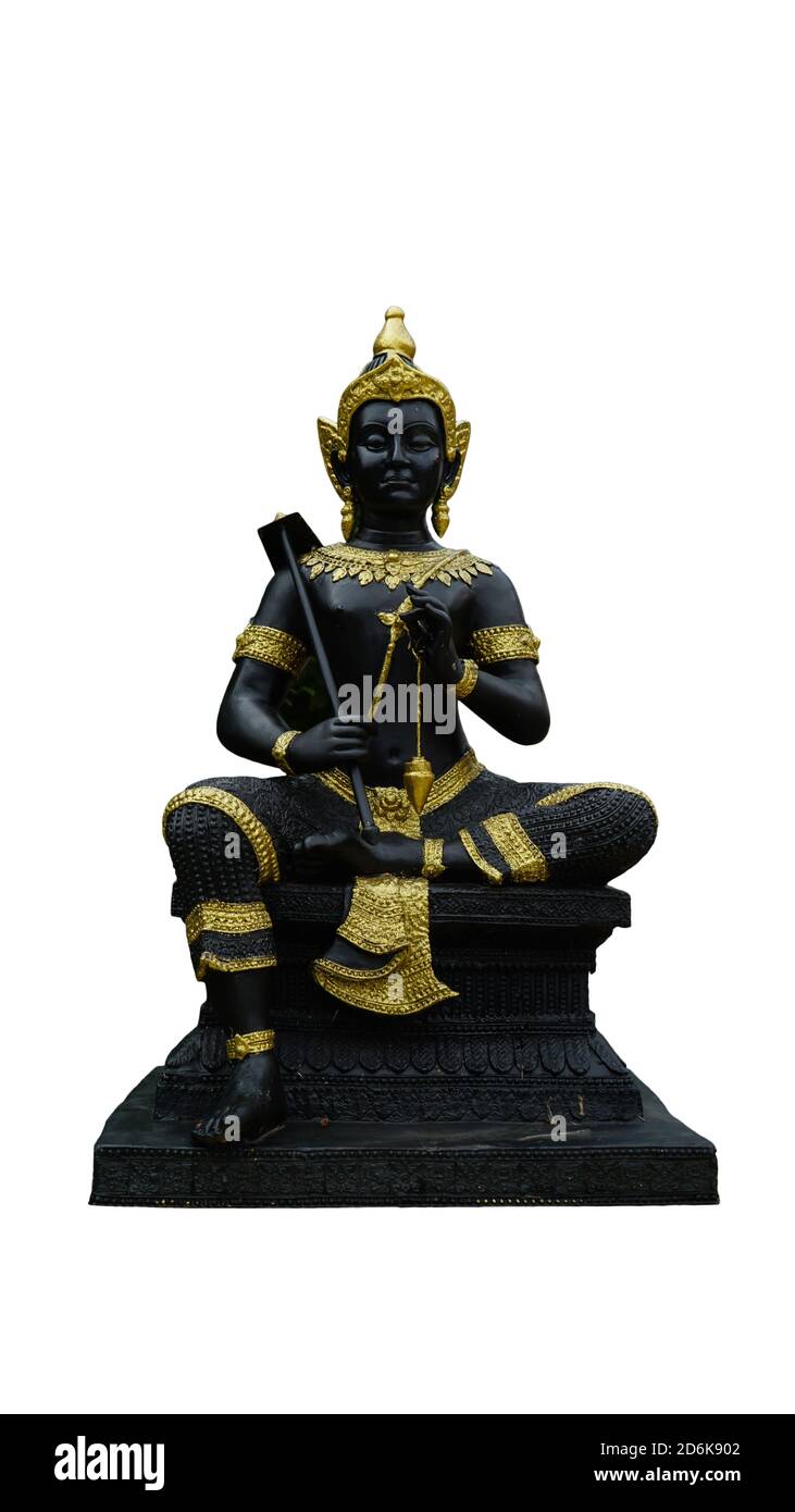 Vishnu on a white background Stock Photo