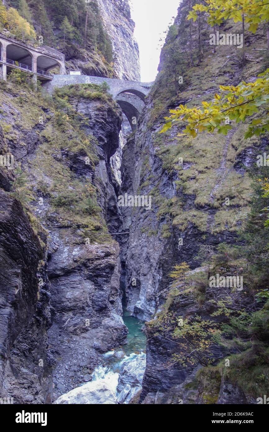 Autumn time in the swiss alps Stock Photo - Alamy
