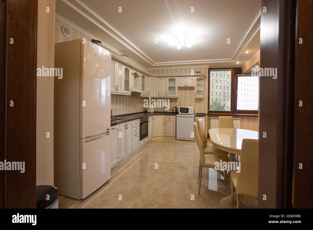 Luxury dining room interior modern apartment,apartment comfort Stock ...