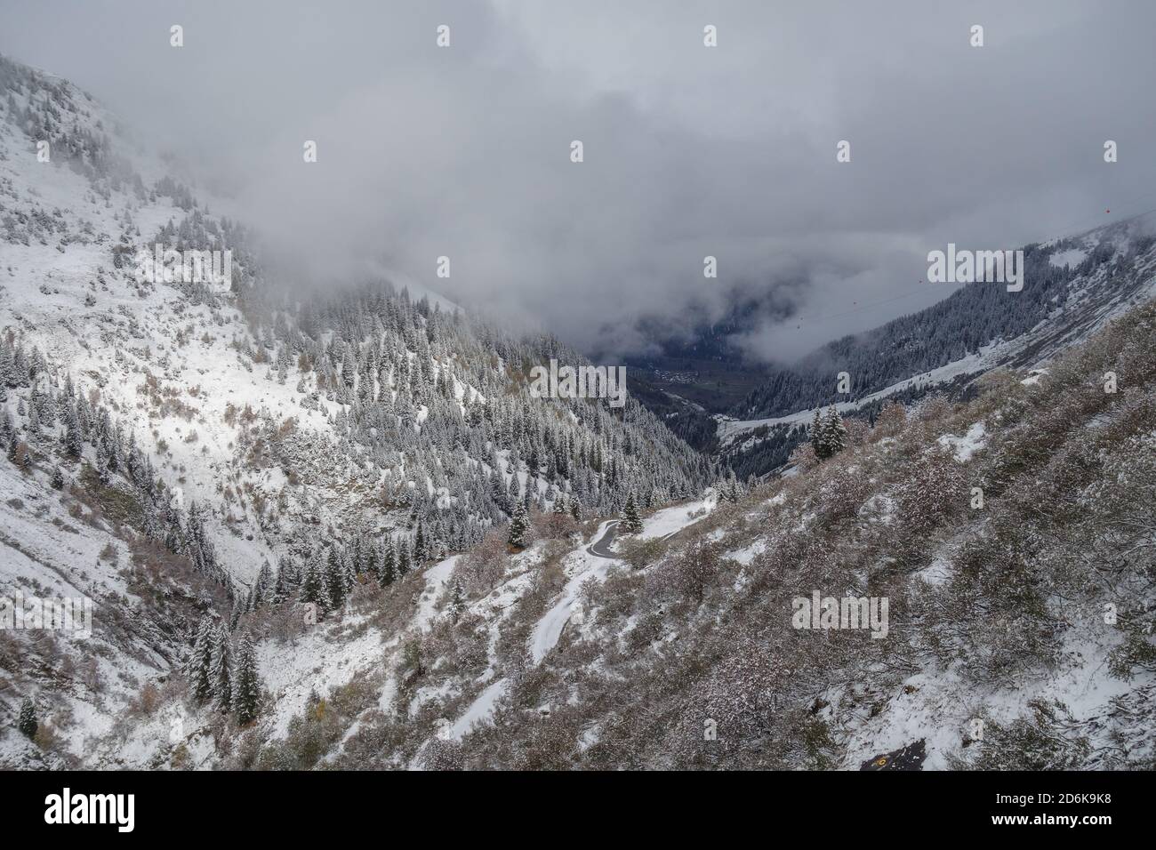 Autumn time in the swiss alps Stock Photo - Alamy