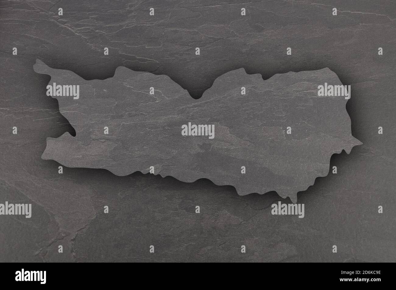 Map of Carinthia on dark slate Stock Photo - Alamy