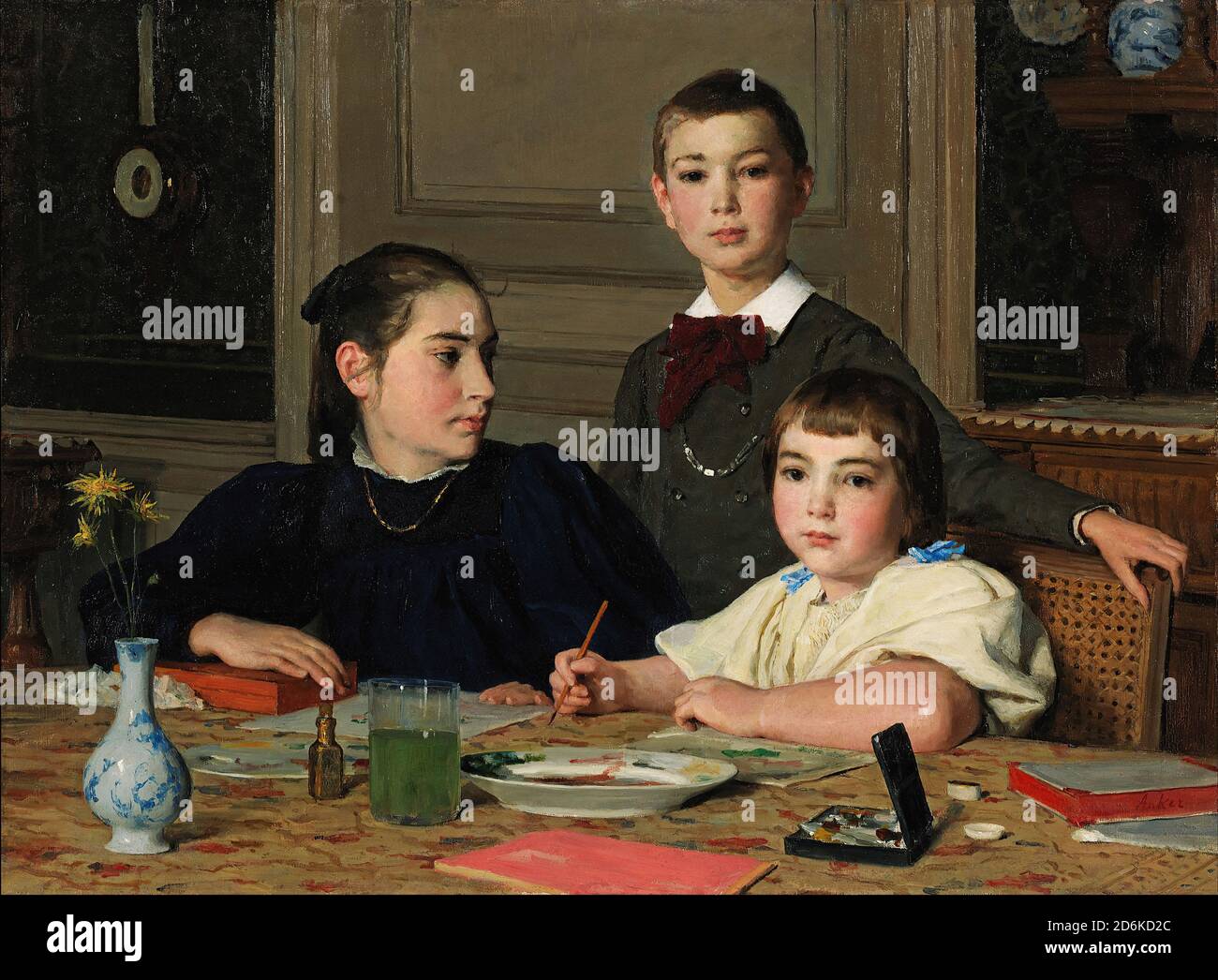 Chiusi Albert Anker 1887 svizzeri pittore Toscana romana città LW H a2 0622