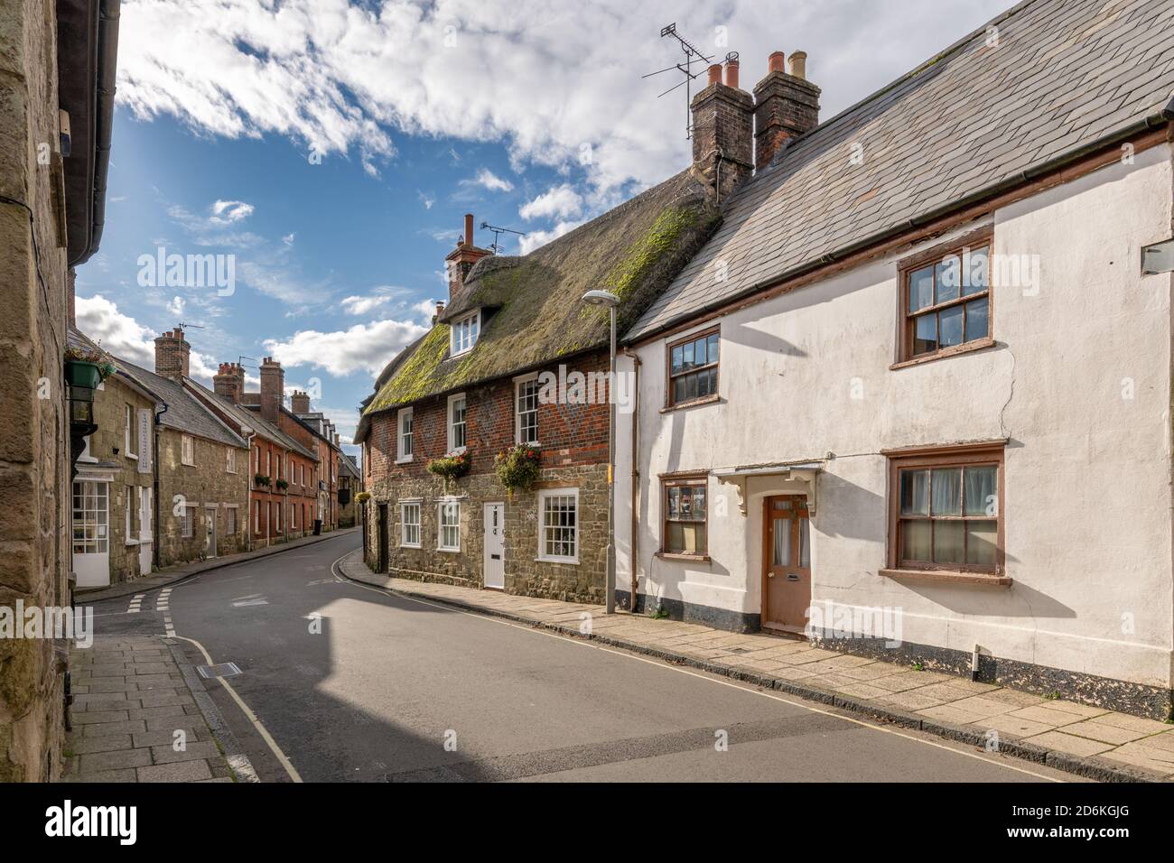 Old Houses, Shaftesbury, Dorset, UK Stock Photo Alamy