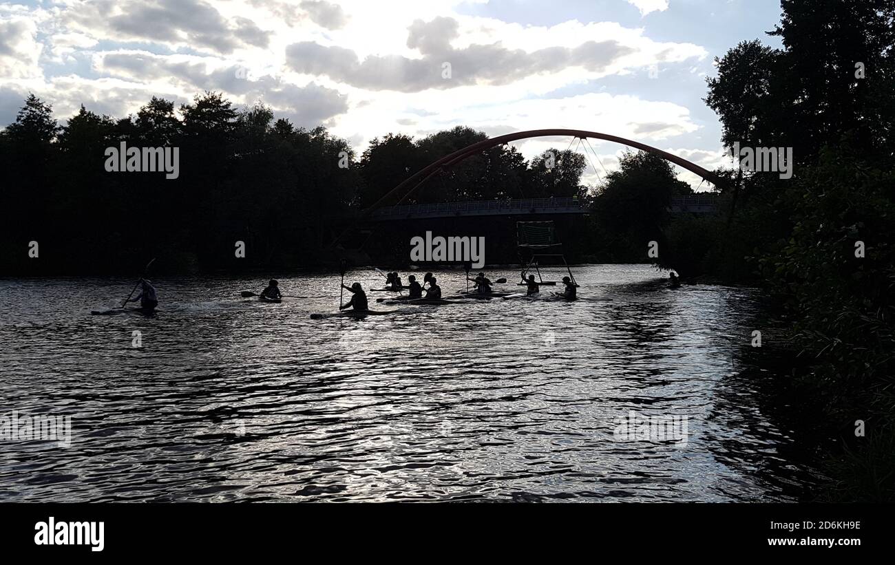 World Games canoe polo Stock Photo Alamy