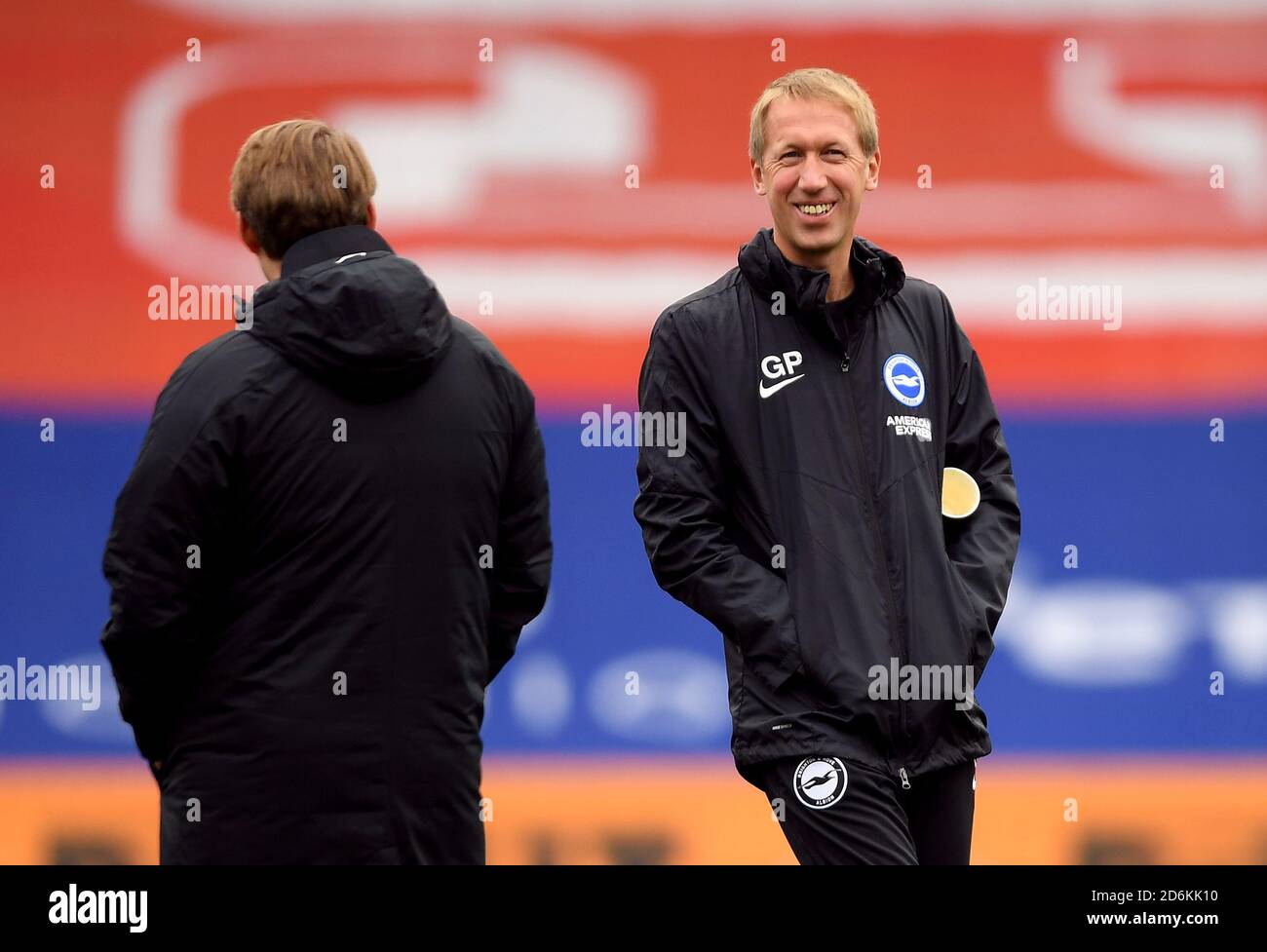 Brighton and Hove Albion manager Graham Potter before the Premier ...