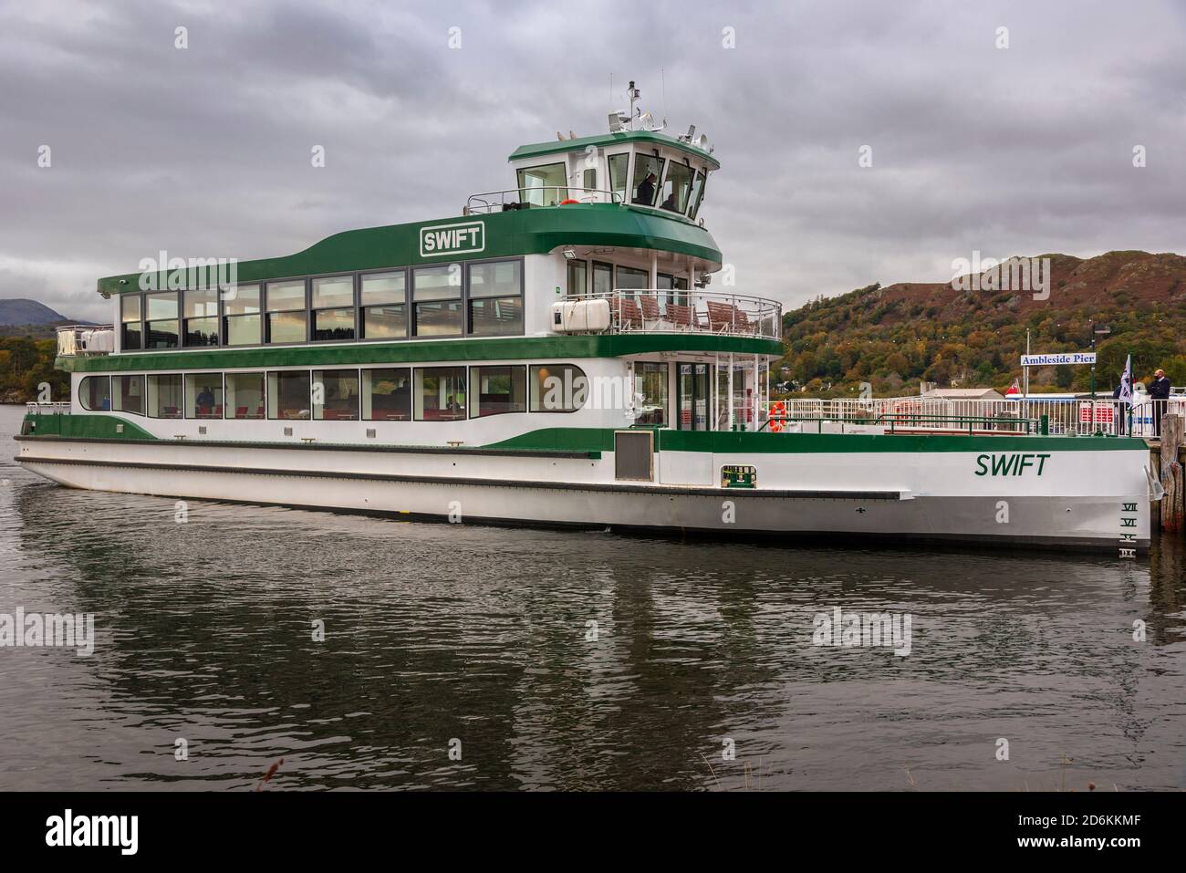 Windermere Lake Cruises’ brandnew 300seat boat, MV Swift. at