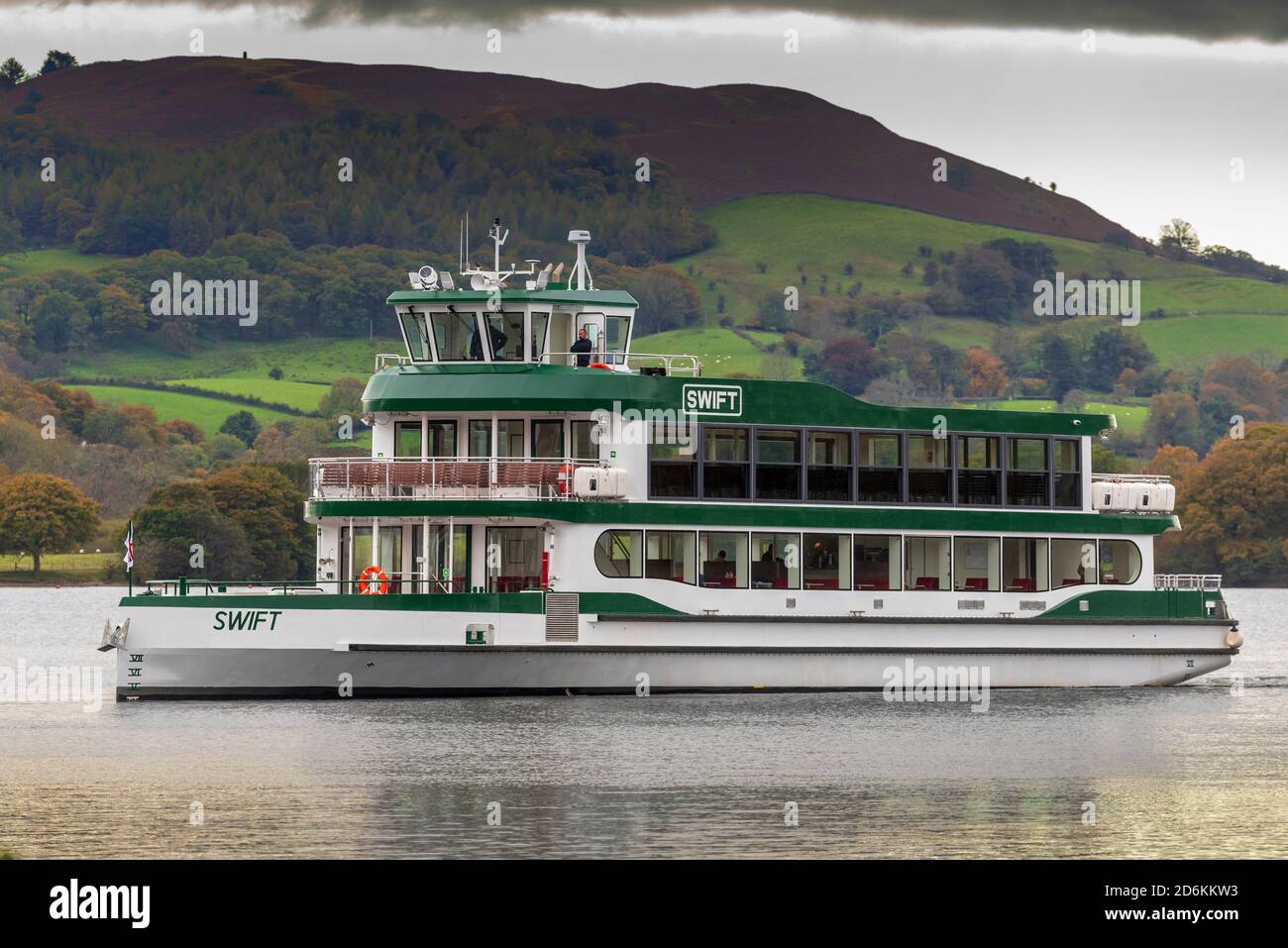 Windermere Lake Cruises’ brandnew 300seat boat, MV Swift. at