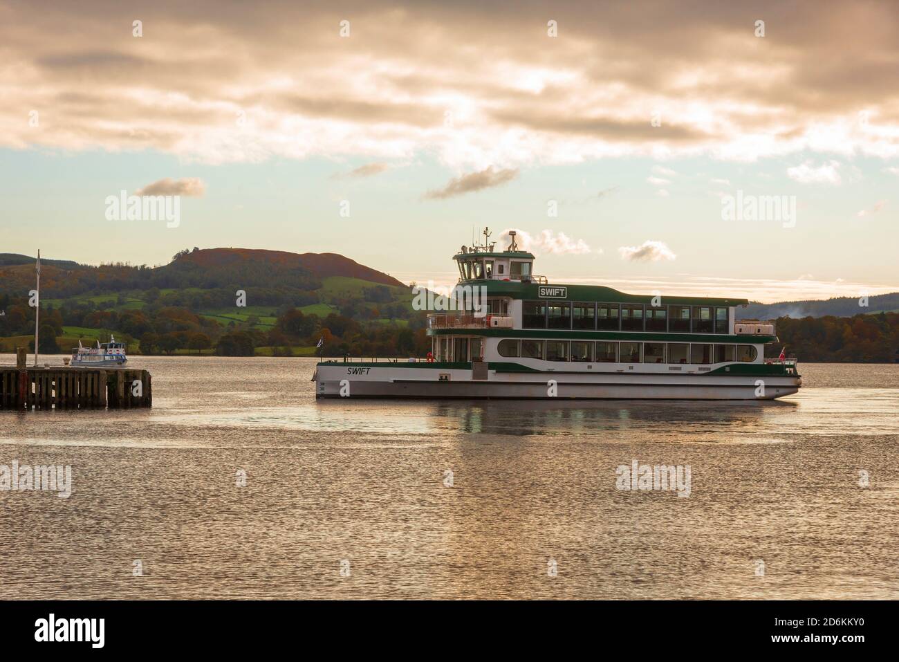Windermere Lake Cruises’ brandnew 300seat boat, MV Swift. at