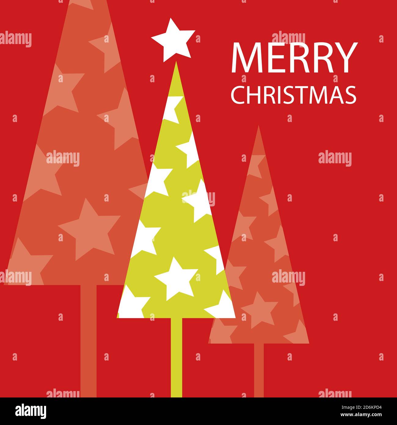Christmas Tree Card Background Stock Vector Image & Art - Alamy
