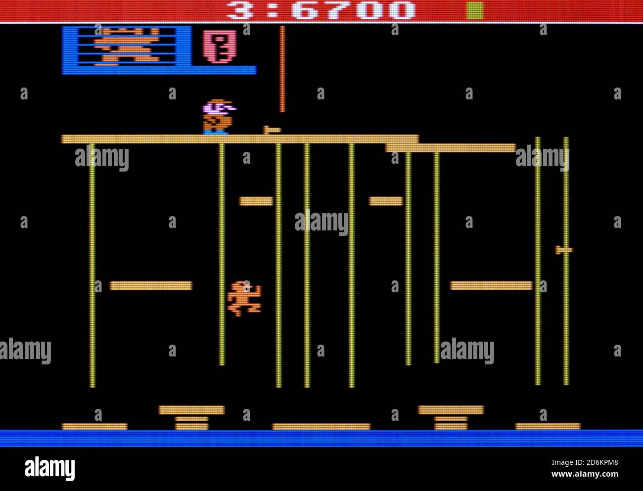Donkey Kong Junior - Atari 2600 VCS Videogame - Editorial use only Stock Photo