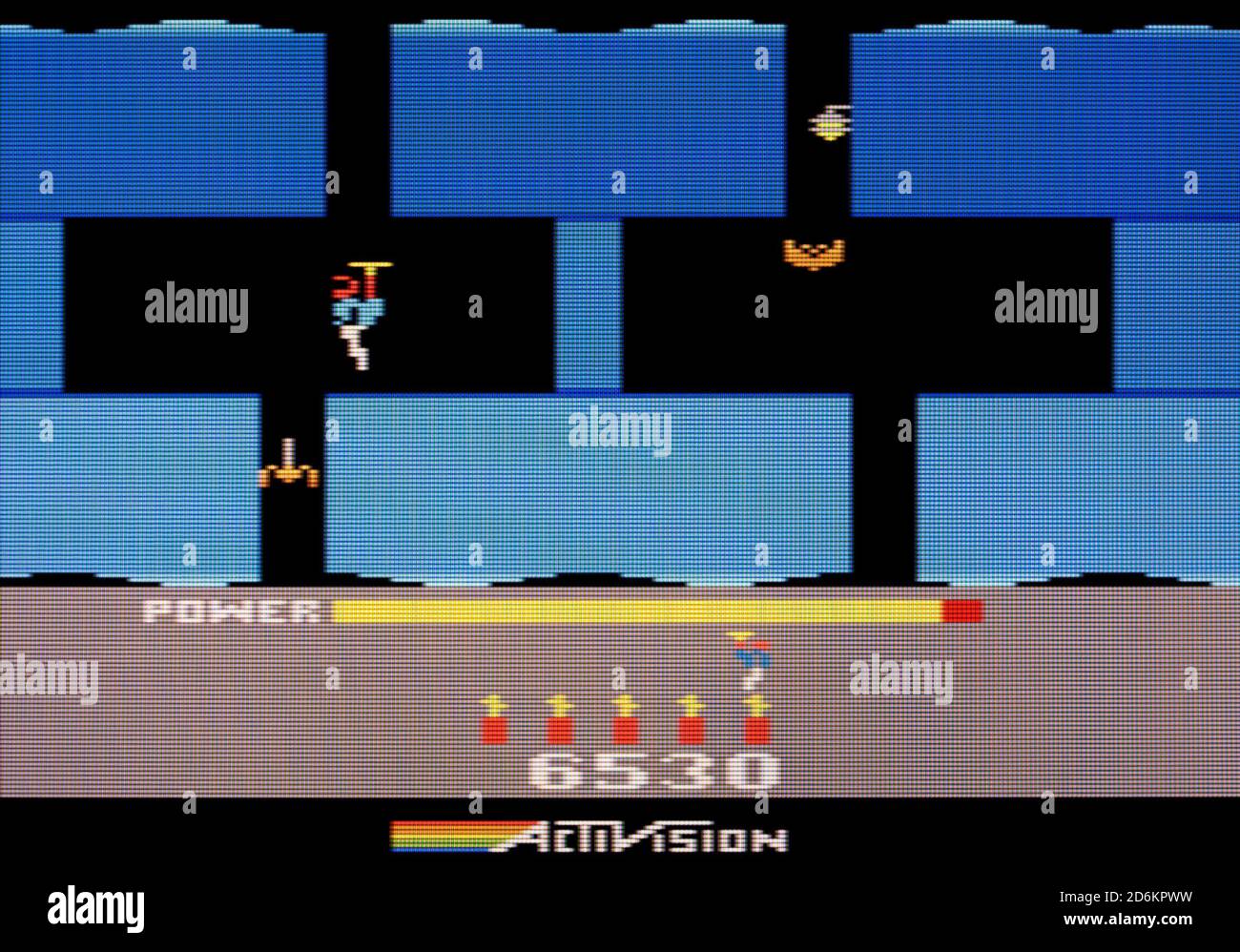 H.E.R.O. - Atari 2600 VCS Videogame - Editorial use only Stock Photo