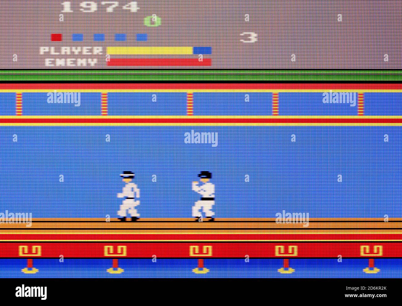 Kung-Fu Master - Atari 2600 VCS Videogame - Editorial use only Stock Photo