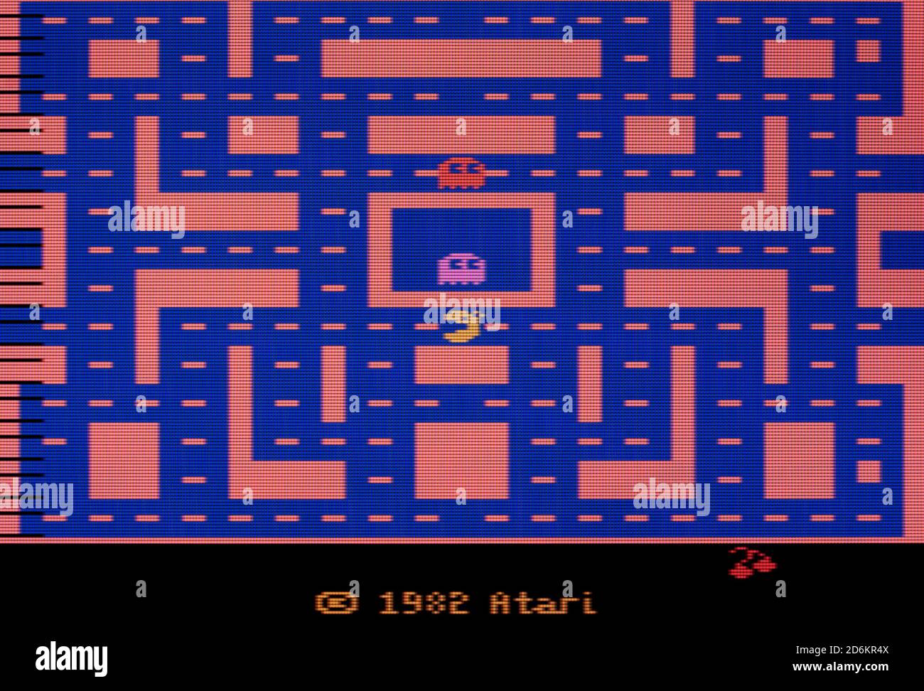 Ms. Pac-Man - Atari 2600 VCS Videogame - Editorial use only Stock Photo