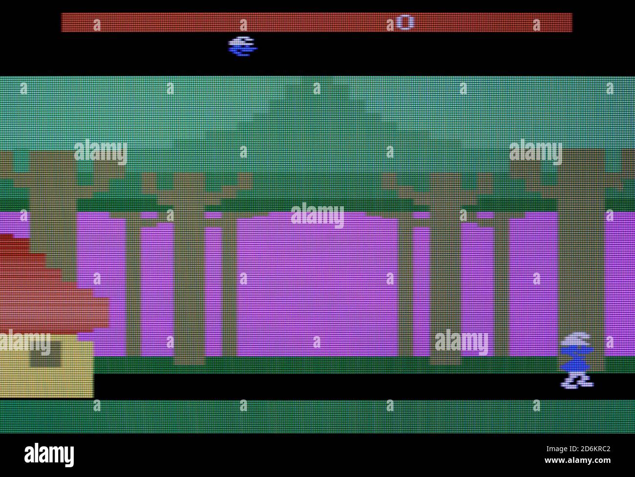 Smurf: Rescue in Gargamel's Castle - Atari 2600 VCS Videogame - Editorial use only Stock Photo