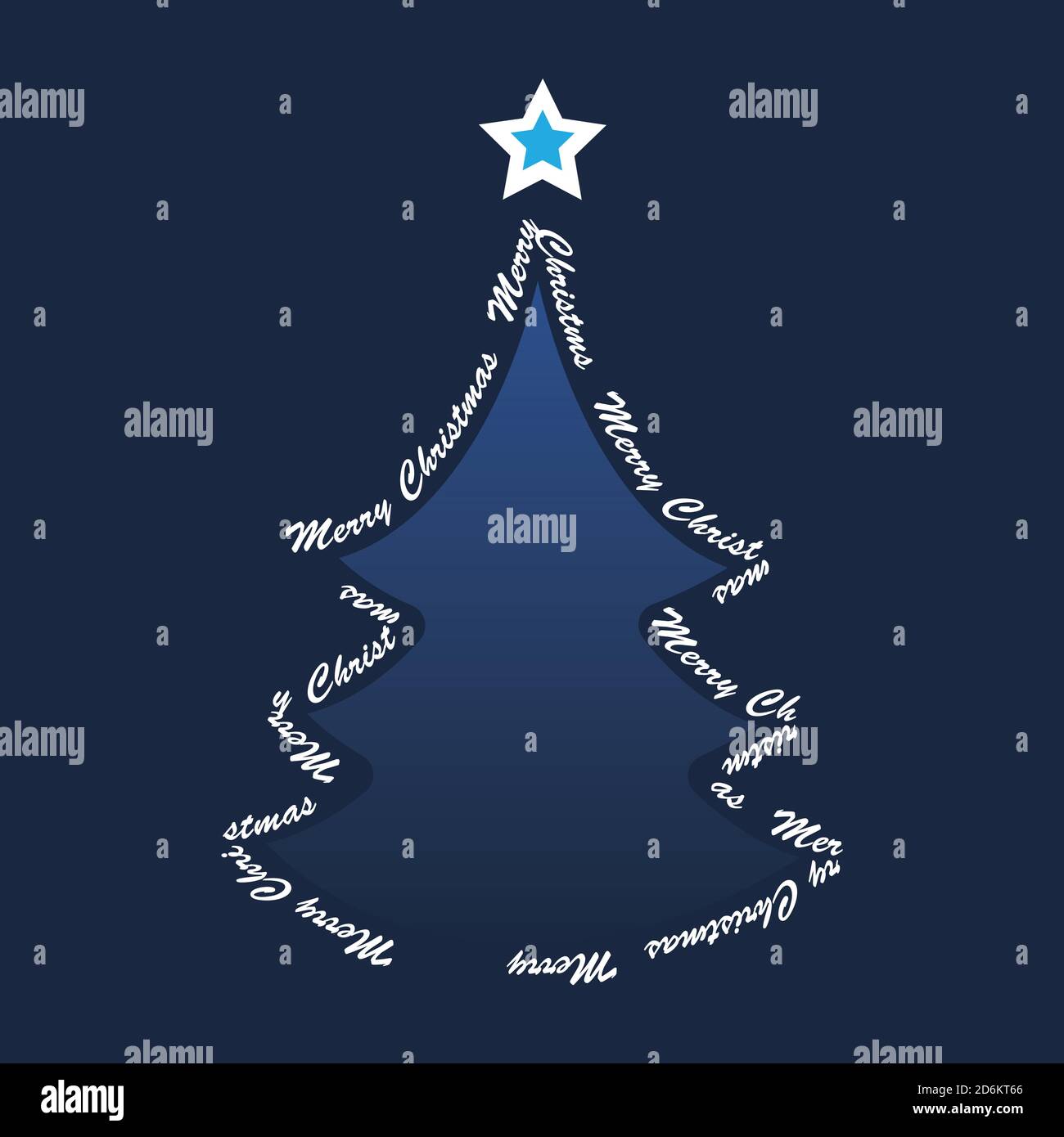 Christmas tree card Stock Vector Image & Art - Alamy
