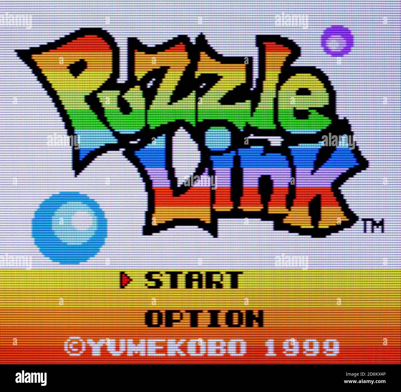 Puzzle Link - Neo Geo Pocket Color Videogame - Editorial use only Stock Photo