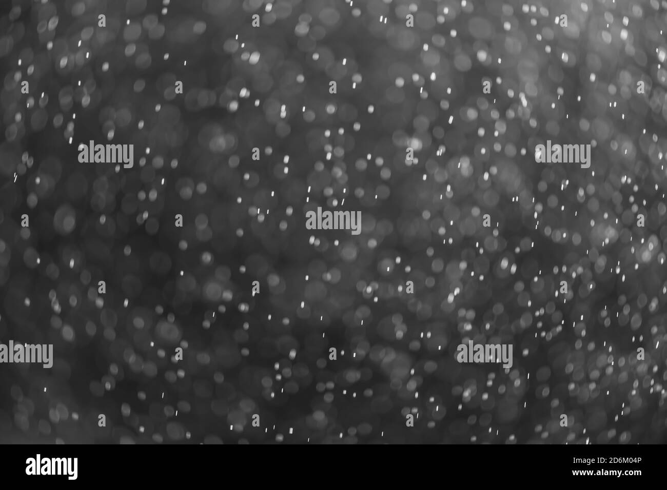 Abstract Falling Snow Or Rain Bokeh Texture Overlay On Black Background Stock Photo Alamy