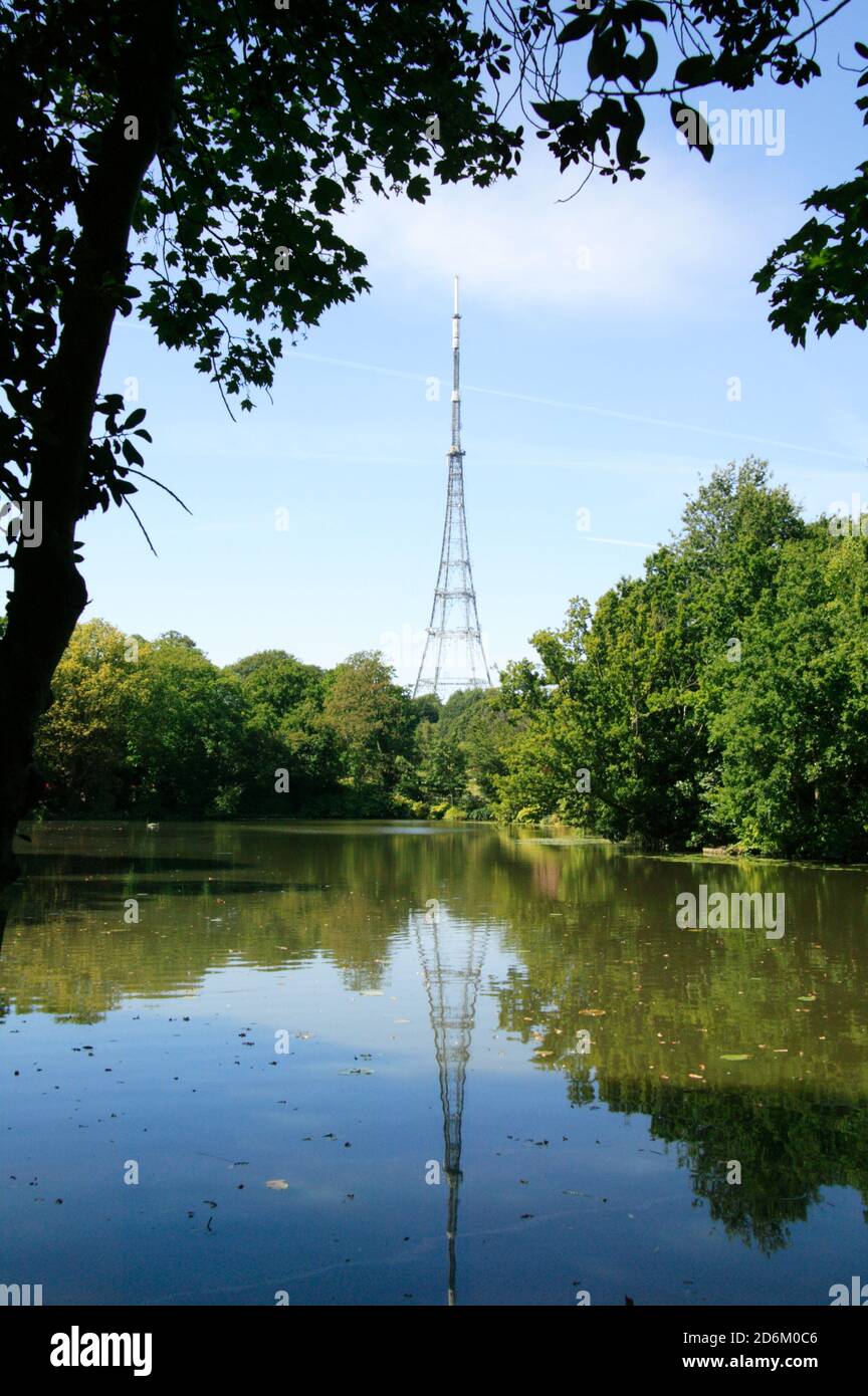 The Crystal Palace transmitting station is a broadcasting and