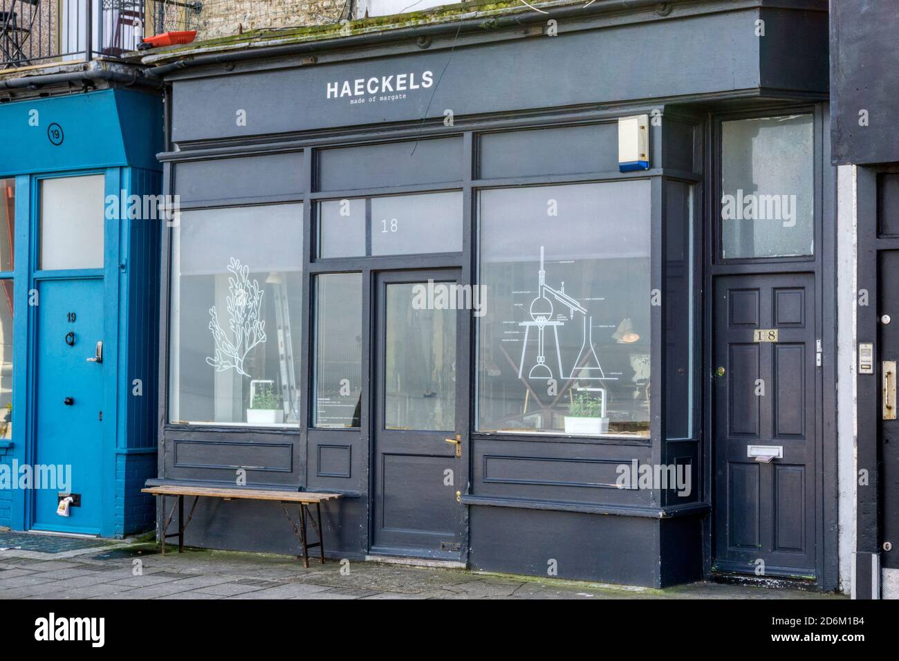 Haeckels of Margate sell natural skincare products. Stock Photo