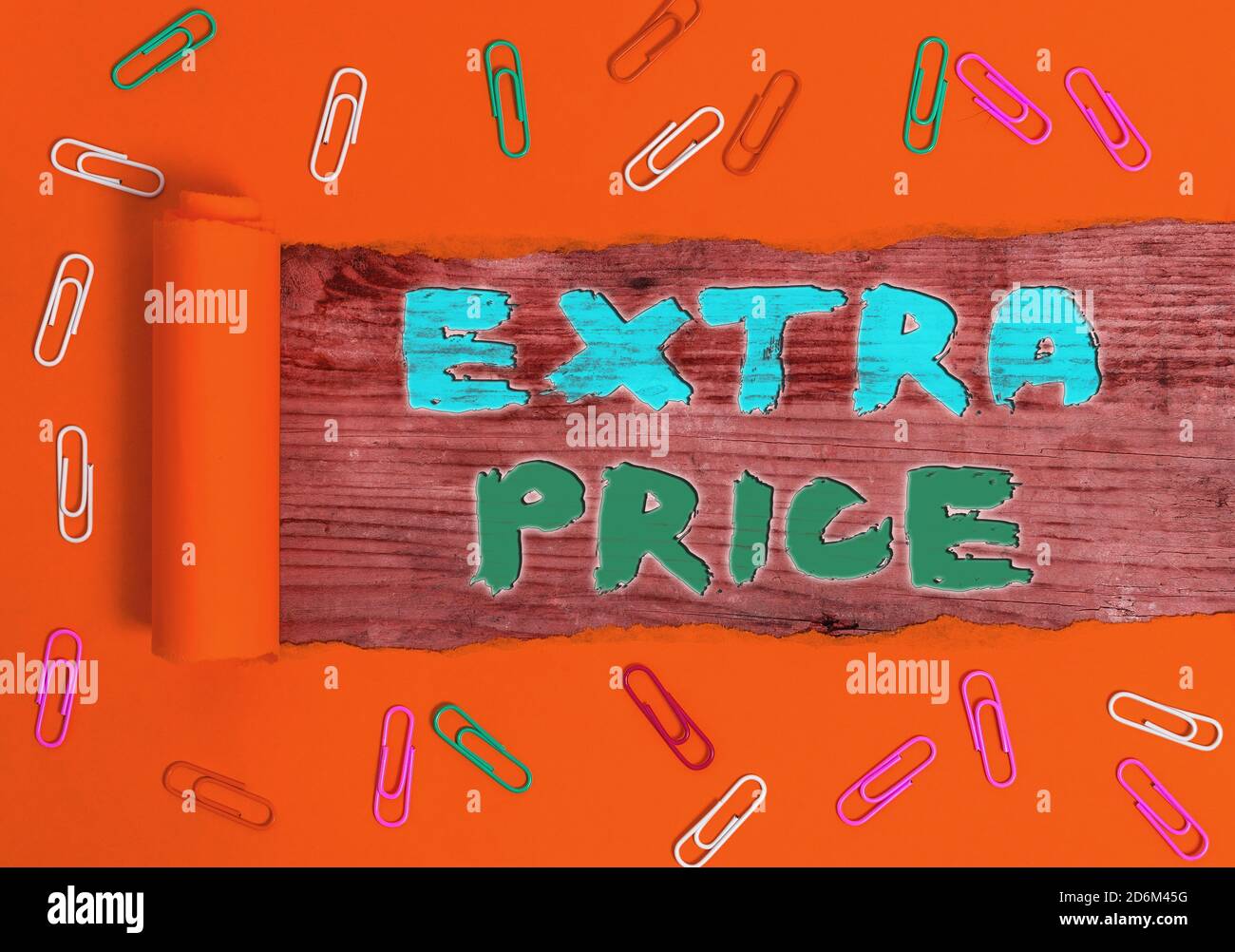 Writing note showing Extra Price. Business concept for extra price ...