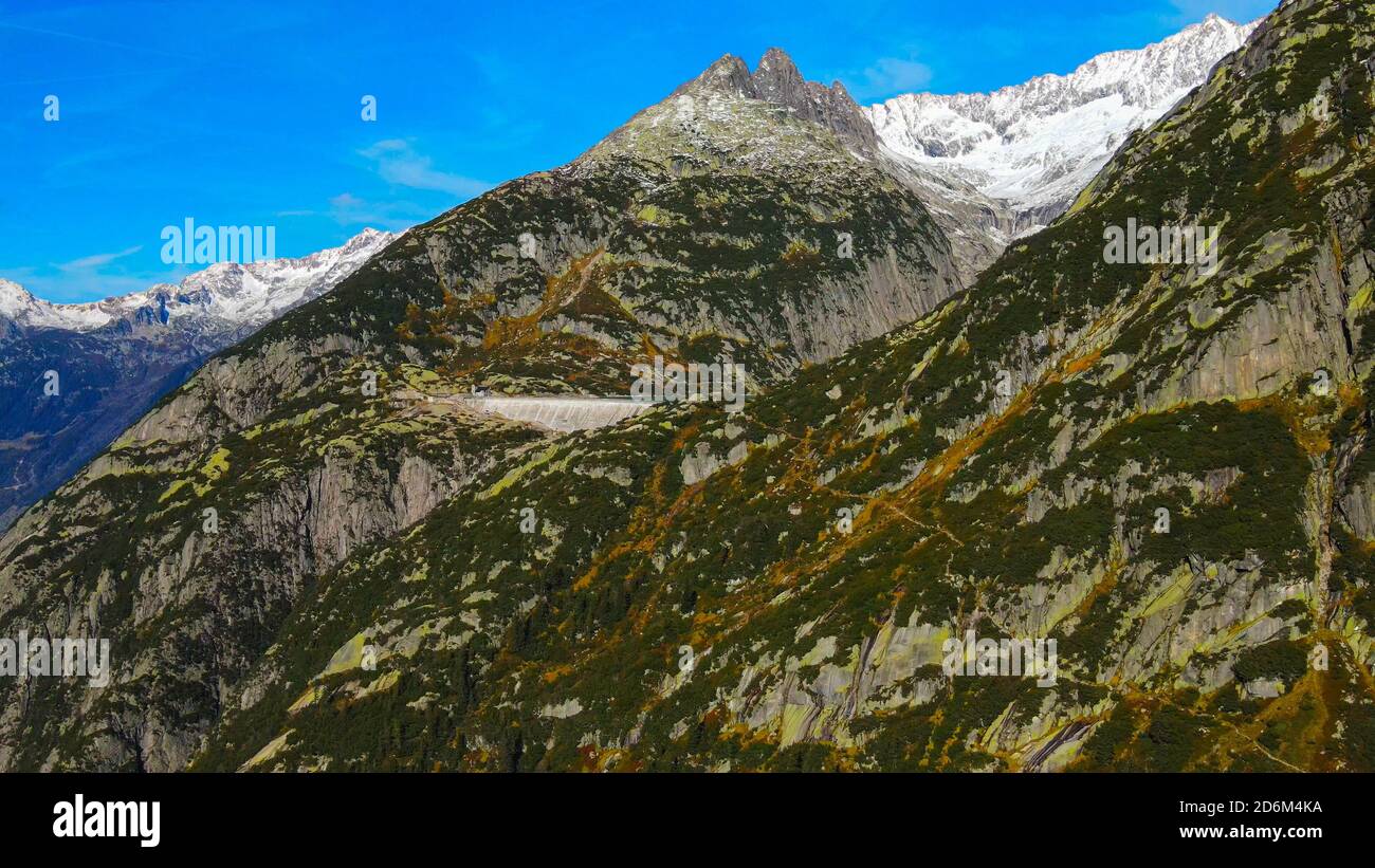 The amazing landscape of the Swiss Alps in Switzerland Stock Photo - Alamy