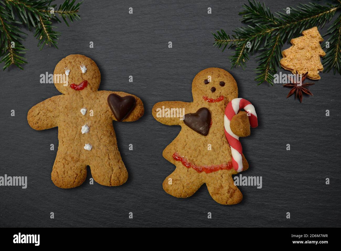 gingerbread man male little man merry christmas Stock Photo