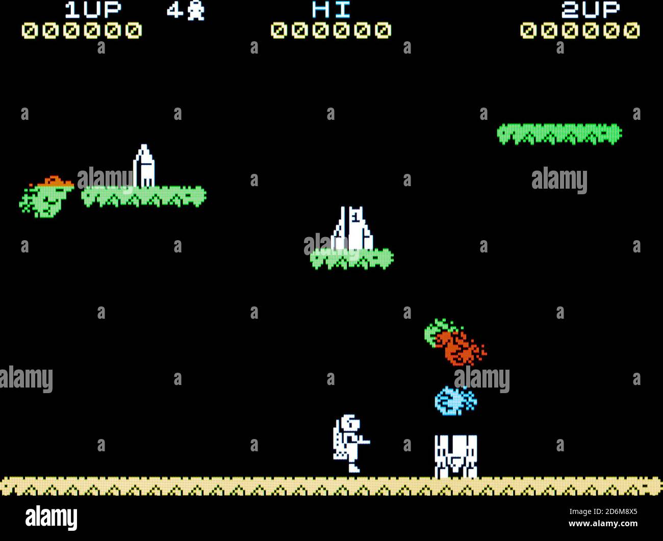 Jetpac Sinclair ZX Spectrum Videogame Editorial use only Stock