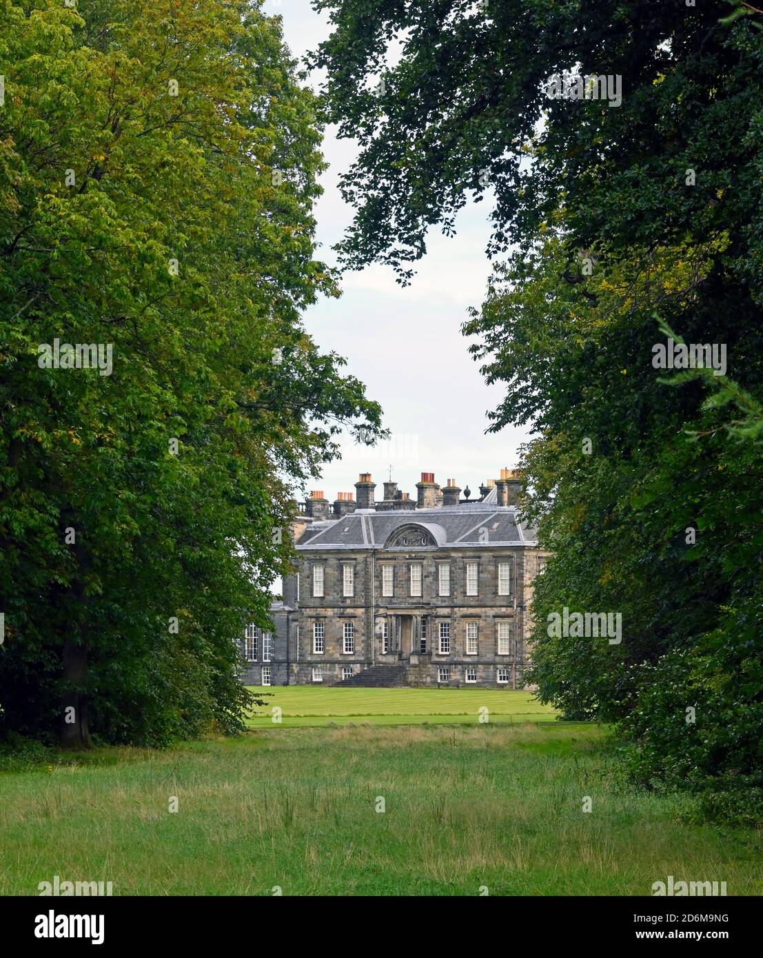West facade. Hopetoun House, South Queensferry, Scotland, United Kingdom, Europe. Stock Photo