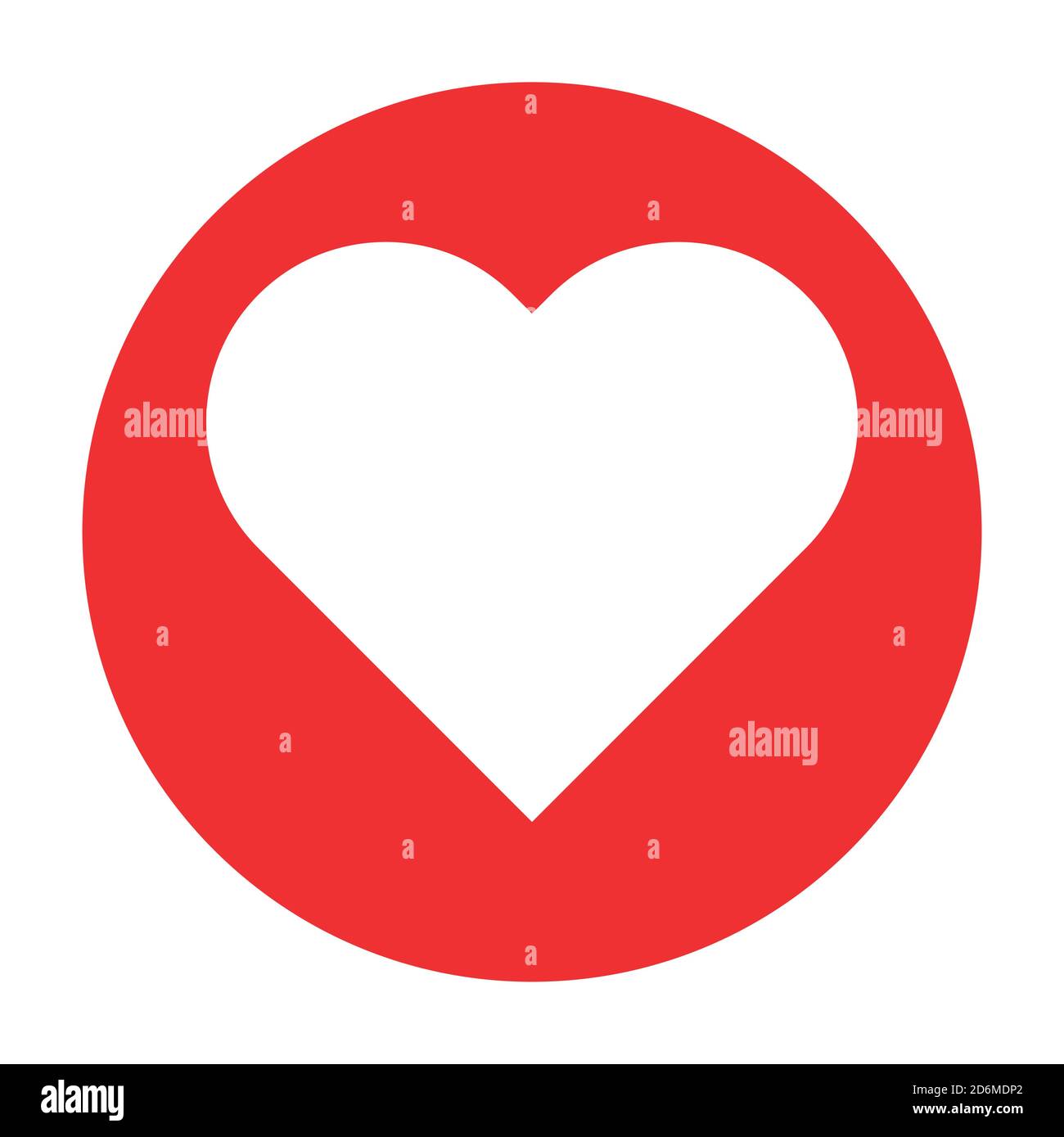 Heart icon, love vector symbol isolated on white bacground. Valentine ...