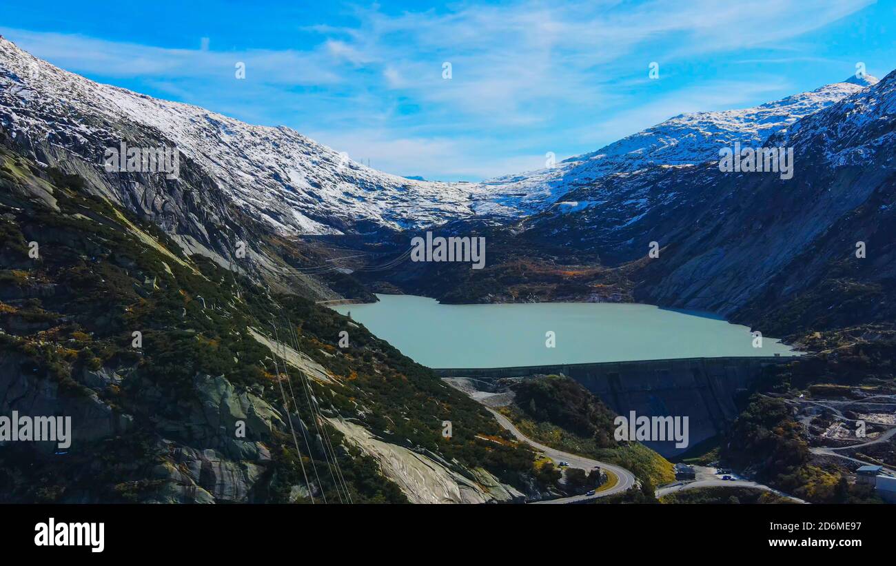 The amazing landscape of the Swiss Alps in Switzerland Stock Photo - Alamy