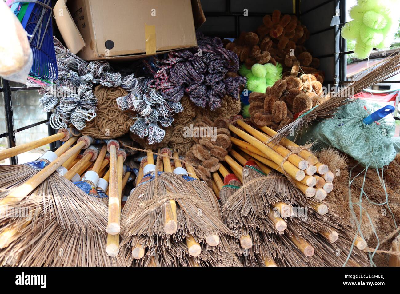 Handmade brooms hires stock photography and images Alamy