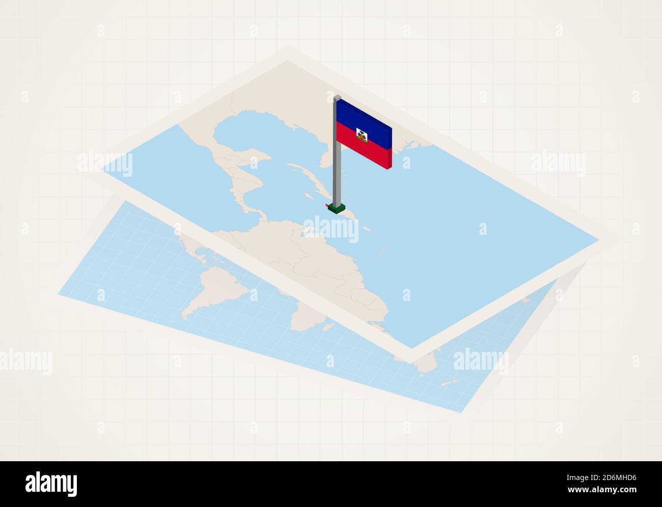Haiti map line hi-res stock photography and images - Alamy